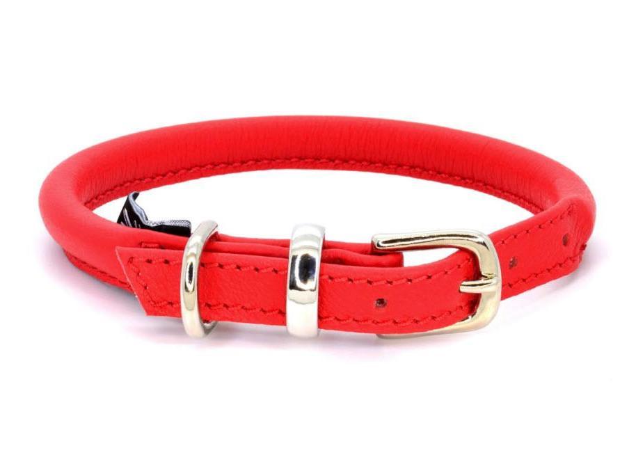 Dogs and Horses Rolled Leather Collar